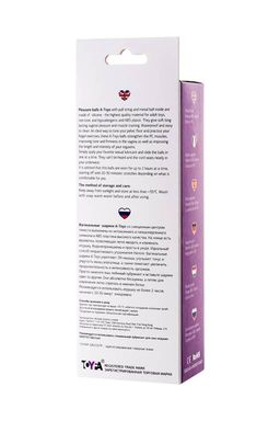 Вагинальные шарики TOYFA A-Toys Tona, ABS пластик, фиолетовый, 15 см  фото 4
