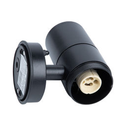 UUL-S22D-2x7W/GU10 IP65 BLACK Светильник уличный, под две лампы GU10. Архитектурный накладной. Корпус черный. TM Uniel