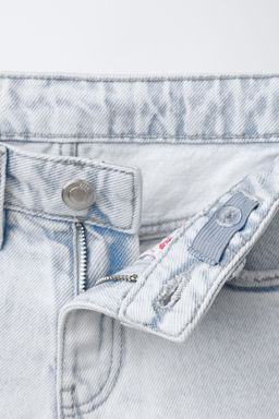 BERMUDA DENIM ESTRELLAS ESTAMPADO FLORES / Azul claro - Zara фото 3
