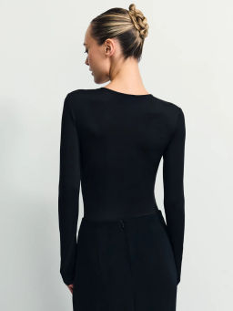 Базовое боди с длинным рукавом / Zarina