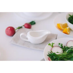 Цена за 6 шт. Соусник Wilmax, 100 мл, 13×6×5 см, фарфор, белый