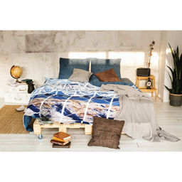 Постельное бельё Этель 1.5 сп Горные вершины 143х215 см, 150х214 см, 70х70 см -2 шт,100% хлопок, бязь  фото 6