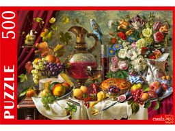 Puzzle 500 элементов "Голландский натюрморт" (Ф500-0748)
