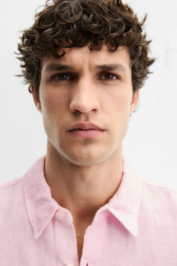 100% LINEN SHIRT - Zara фото 6