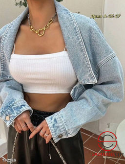 Джинсовка куртка женская - Bruno фото 3