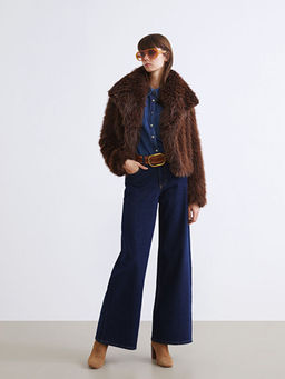 Wideleg Kad?n Jean Pantolon