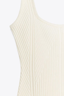 TEXTURED STRAPPY BODYSUIT - Zara фото 6