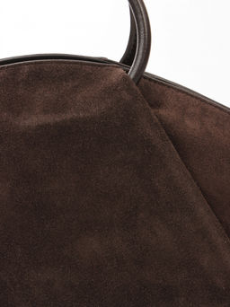 LACCOMA сумка АМ2243-Ф-коричневый натуральная замша хлопок