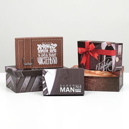 Набор коробок 10 в 1 Брутальность ,32,5 х 20 х 12,5 12 х 7 х 4 см - UPAK LAND фото 4