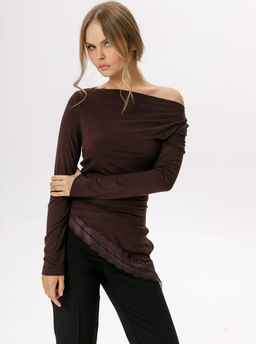 Джемпер Pirs 6571 коричневый