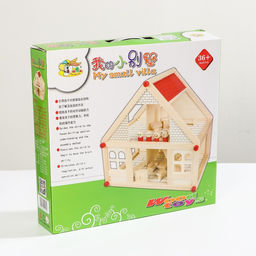 Домик кукольный с мебелью, 4 фигурки, 39 элементов