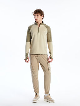 Dik Yaka Erkek Sweatshirt