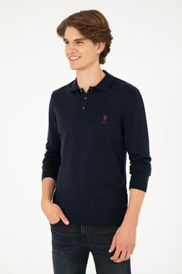 Мужской темно-синий базовый свитер Неожиданная скидка в корзине - U.s. polo assn фото 10