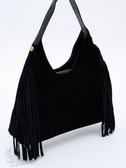 Сумка женская кожаная 1042M black Polina&Eiterou  в Новосибирске