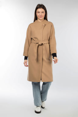 Пальто женское демисезонное (пояс) - El podio фото 2