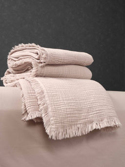 Stonewash Muslin (латте) комплект с покрывалом