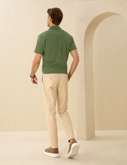 Bej Arm_rl_ Slim Fit Chino Pantolon