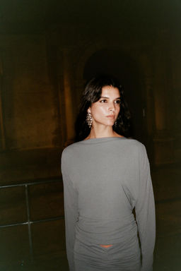JEWEL DRAPED BACK TOP - Zara фото 4