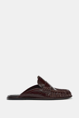 LEATHER MULE LOAFERS - Zara фото 8