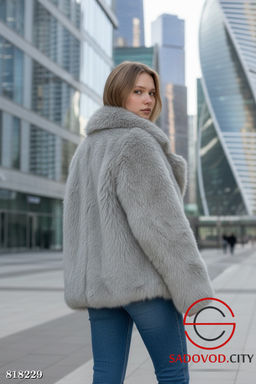 Шуба женская из искусственного меха