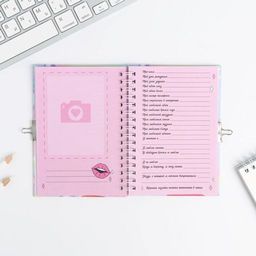 Анкета в твердой обложке на замочке А6 40 л Моя анкета - Artfox фото 7