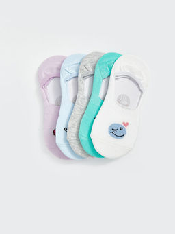 Desenli K?z ?ocuk Babet ?orap 5li