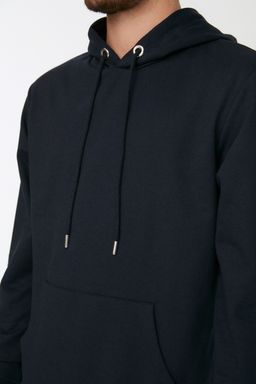 TRENDYOL MAN Mavi Regular/Normal Kesim Kapusonlu Uzun Kollu Sweatshirt TMNAW20SW0162 - Trendyolmilla фото 11