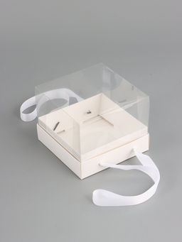 Цена за 2 шт. Коробка под бенто-торт 16 х 16 х 12,5 см