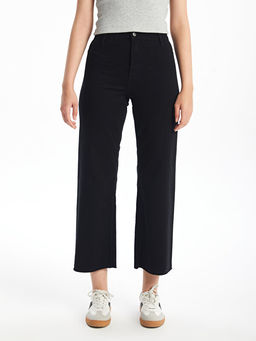 Wideleg Kad?n Jean Pantolon