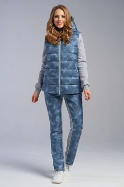 Жилет М-411 джинс - А+б коллекция фото 3