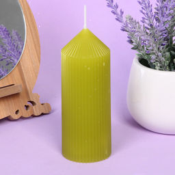 Свеча "Французская ночь" 5*12, Салатовый