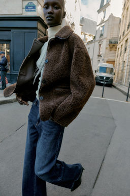 REVERSIBLE DOUBLE-FACED COAT - Zara фото 2