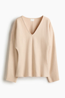Top de punto con escote en V - H&m фото 2