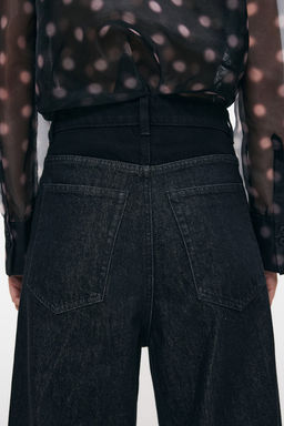 Vaquero bicolor de pernera ancha - H&m фото 3