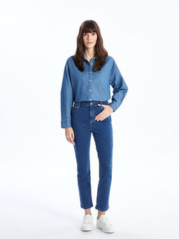 Slim Fit Kad?n Jean Pantolon