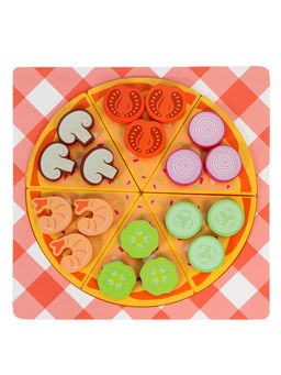 Деревянный кухонный набор - сортер «Пицца»