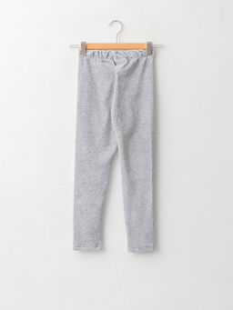 Beli Lastikli Basic Kadife K?z ?ocuk Uzun Tayt - Waikiki фото 2