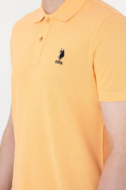 Erkek Slim Fit Polo Yaka Turuncu Basic Ti__rt Sepette S_rpriz _ndirim - U.s. polo assn фото 7