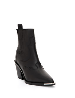 Siyah Topuklu Deri Bot - Pierre cardin фото 5