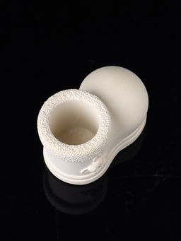 Подсвечник на 1 свечу Валенок, 10?7?6 см, натуральный, гипс