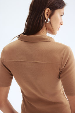 Top con cuello camisero - H&m фото 5