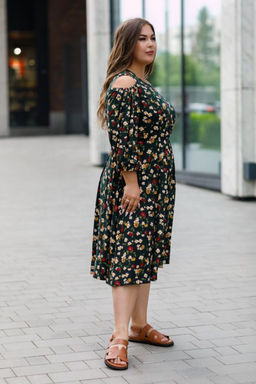 Платье Luxury Moda 1413 зеленый