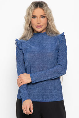 Блуза Синель (джинс) Б14994-50М - Lt collection фото 2