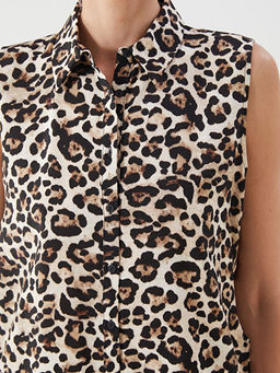 Leopar Desenli Kad?n G?mlek