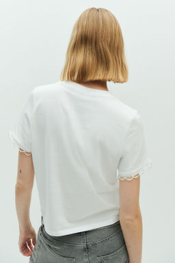 Camiseta con detalles decorativos - H&m фото 3