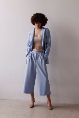 12358 Кюлоты голубые в полоску - Martichelli фото 6