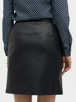 юбка из экокожи 895-0583 - Трика фото 9