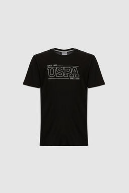 Erkek Siyah Regular Fit Bisiklet Yaka Ti__rt - U.s. polo assn фото 7