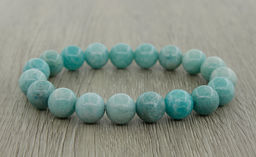 Амазонит 10мм, браслет "Классика", 18см.