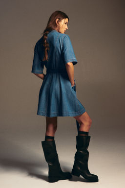 Vestido camisero en denim - H&m фото 6